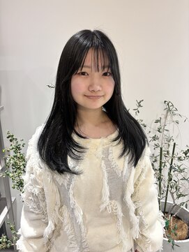 ケーツー 谷町(K-two) レイヤーカット×透明感ダークグレー