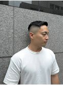 束感刈り上げビジネス七三ツーブロックアップバングgadb