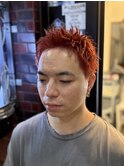 スパイキーショート×ビビッドカラー