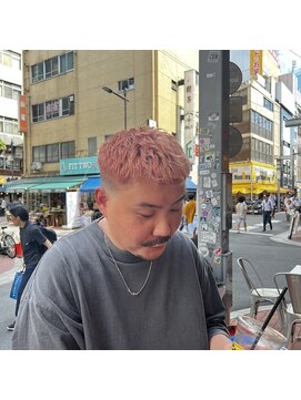 デン 仙台店(DEN) フェザーパーマ/スパイキーショート[榴岡/メンズ/理容室]