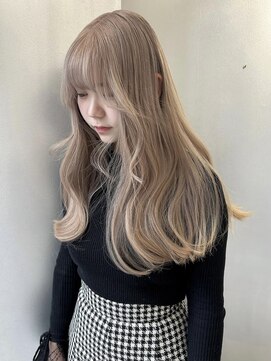 ペレ アネックス 大阪梅田茶屋町店(PELE ANNEX) くびれヘア/アプリコットオレンジ/夏のヘアアレンジ/梅田