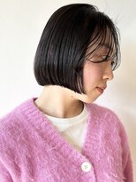 モリオフロムロンドン 松戸店(Morio from London)&nbsp;【モリオ松戸　石山】黒髪ナチュラルミニボブフェイスレイヤー