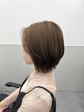 ゴウトゥデイシェアサロン 町田店(GO TODAY SHAiRE SALON) オリーブグレージュ/ショートボブ【町田】