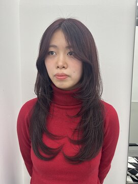 ゴウトゥデイシェアサロン 町田店(GO TODAY SHAiRE SALON) ブリーチなしピンク×レイヤー【町田】