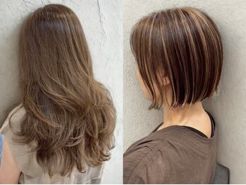 ルイ(ROUIS produced by LUCK 津田沼)の写真/《お子様連れも大歓迎》忙しい30・40代ママさんを応援！白髪ぼかしやハイライトの施術もOK♪