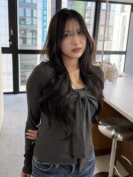 ロングレイヤー／ハッシュカット　M