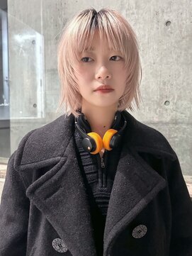 キャロルガーデンズ ボコカ 表参道(Carroll Gardens bococa) レイヤーボブ_ミルクティーベージュ