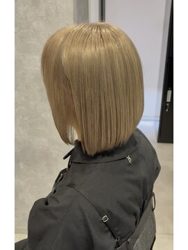 シエル 立川店(CIEL) CIEL立川×木村優作　ブロンドベージュボブ