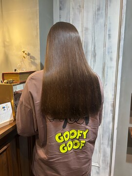 フークフーク(HOEK HOEK) ash beige × straight