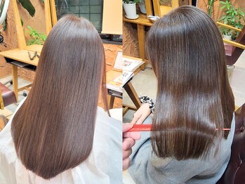 カイル (KAIL)の写真/諦めていた広がり・うねり解消！エイジング毛髪質改善縮毛矯正で、理想のストレートヘアを体験☆