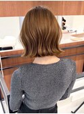 ハイライト白髪染め白髪ぼかしショートボブレイヤー40代横浜関内