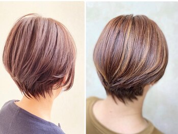 アールグレイ(EARLGREY)の写真/白髪を活かすハイブライトカラーやオーガニックカラーで、いつまでも美しく！大人女性の髪の悩みを解消