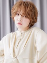 カバーヘア ブリス 北浦和(COVER HAIR bliss)&nbsp;ミルクティーブロンド12トーンひし形マッシュショート20代30代Y