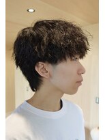ディッセンバー 伊勢崎(December) メンズ/センターパート/似合わせカット/ニュアンスパーマ