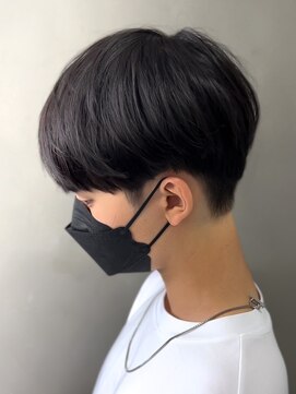 エルマーク 本山(L-MARK) マッシュヘア/波巻きパーマ/men's/スパイラルパーマ/眉