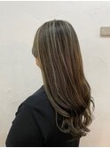 ミルクティーブロンドダークブルーデジタルパーマさいたま新都心