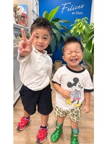 フェリセスアットヘア(Felices at Hair) キッズカット×ツーブロックショート