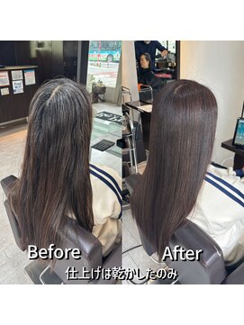 ルフール 千葉店(ref-le) 美髪矯正(縮毛矯正)で毎日続くツヤ髪に…