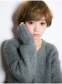 動きがポイント☆ふわマッシュショート