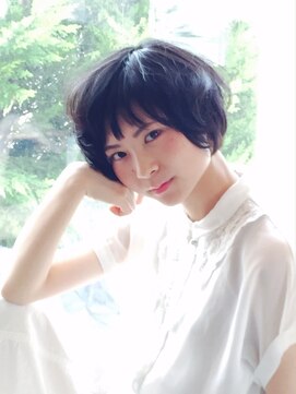 アドラーブル 松崎店(adorable) 【adorable】イングラカット×暗髪ショートバング