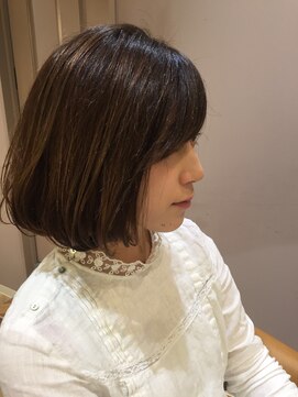 ロンド ブランシュ 錦糸町北口(Lond blanche) 重めのシンプルワンカールボブ☆ 担当川上功介