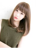 マットブラウンで赤みのない爽やかな印象に☆