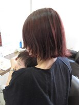 コアフィールフィス(COIFFURE fils) 【見附・今町】ピンクバイオレット外ハネ