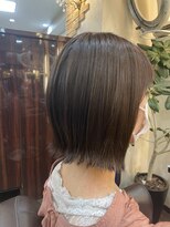 キャラ 池袋本店(CHARA)&nbsp;切りっぱなしの外ハネボブ♪【キャラ池袋/切りっぱなしボブ】