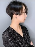 【morio池袋】綺麗でかっこいい黒髪ショート♪