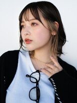 セシルへアー JR京都駅前店(Cecil hair)&nbsp;《大人気》イヤリングカラー_くびれミディボブ