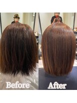 ラブクロムトーキョー オモテサンドウ(LOVECHROME OMOTESANDO)&nbsp;美髪ストレート　簡単スタイリング　髪質改善