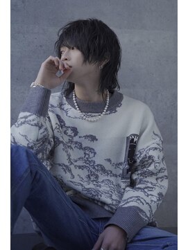 シン(syn) 前下がりマッシュウルフ