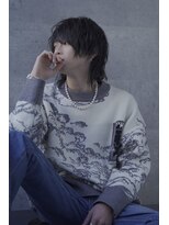 シン(syn) 前下がりマッシュウルフ