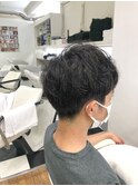 MEN'S HAIR  センターパート　ツイストスパイラル　韓国マッシュ