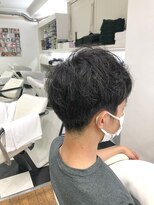 ヘッズ 本八幡店(HEADS)&nbsp;MEN'S HAIR  センターパート　ツイストスパイラル　韓国マッシュ
