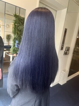 ダブル アンダーバー サロン(W_SALON) ネイビーブルー