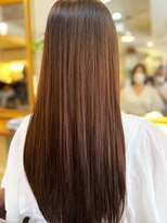 シオンヘアー(sion hair) 20代30代40代ストレートアッシュベージュ髪質改善艶感カラー