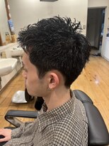 コダマ 茗荷谷店(KODAMA)&nbsp;スキンフェード/アップバング/コンマヘア/眉カット/束感<理容室>