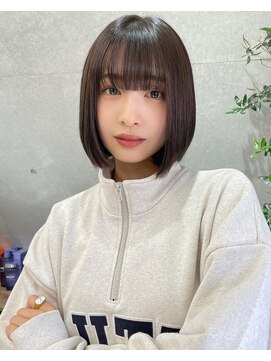 サンド 池袋(sand) イメチェン/ボブ/髪質改善/縮毛矯正/グレージュ