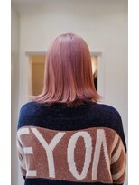 チックタック モーガン エアライン(TICK-TOCK MORGAN airline)&nbsp;【MORGAN】ペールピンク/切りっぱなしボブ