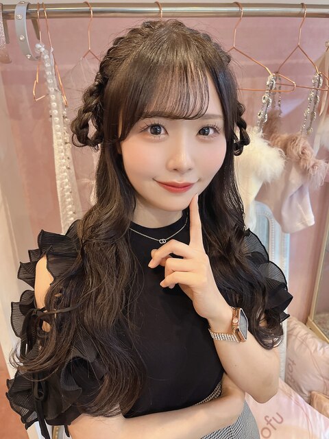 いぬみみヘア プードルヘア ふわふわアレンジ　ヘアメ