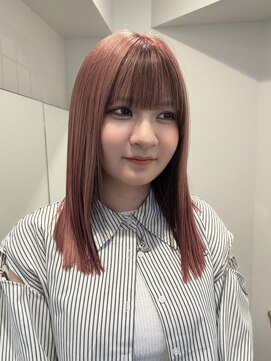 ラフ 立川(Laff) 立川/デザインカラー/インナーカラー/ピンクベージュ/ブリーチ