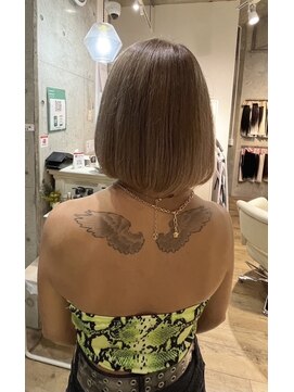 ミラシィ 稲毛(Mirashy) 切りっぱなしミルクティーアッシュ♪