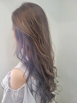 ビーオーダーズ(B-order's) 20 30 40代　結んでも可愛い　インナーカラー×パープル