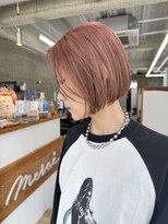 エヴァン(HEVIN) ピンクオレンジ☆ボブ