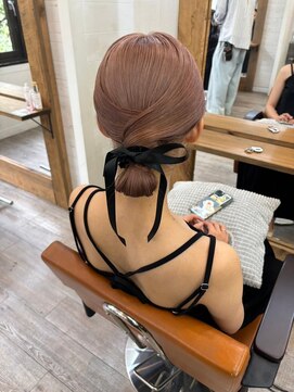 ネウィ 広島(newi) お呼ばれヘア×タイトシニヨン