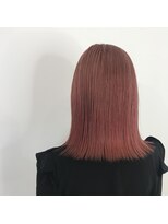 マルフェ 天王寺(marfe)&nbsp;カシスオレンジカシスピンク艶ボブ#透明感カラー/髪質改善