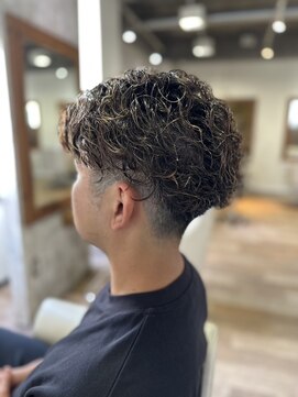 アプシー 三木店(Apsee) プードルパーマ/刈り上げショート/メンズパーマ