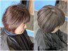 ヘアカラー＋ショートスパorライトTr《炭酸泉循環頭浸浴》￥11440