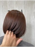ドライヤーでまとまる簡単スタイリングクールボブ♪【妙典】